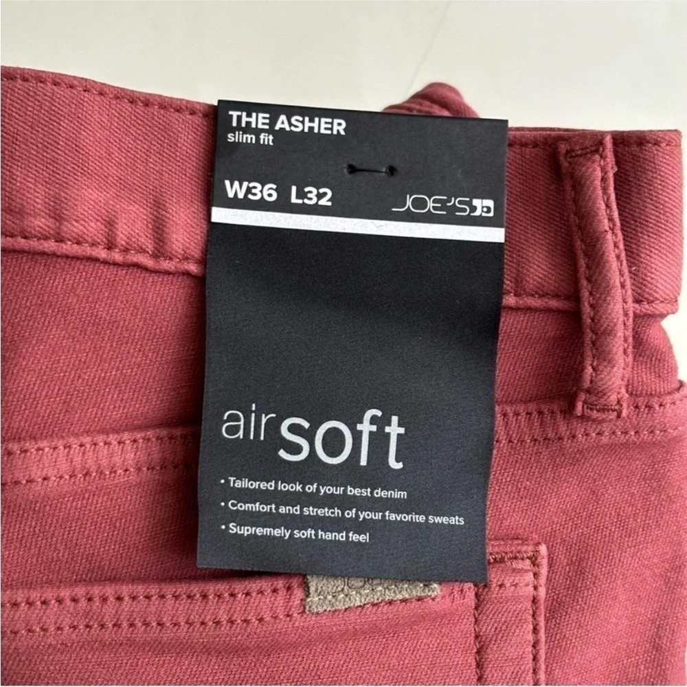 Joe’s Jeans The Airsoft Asher Slim Fit Stretch Jean Men’s Size 36x32 New
